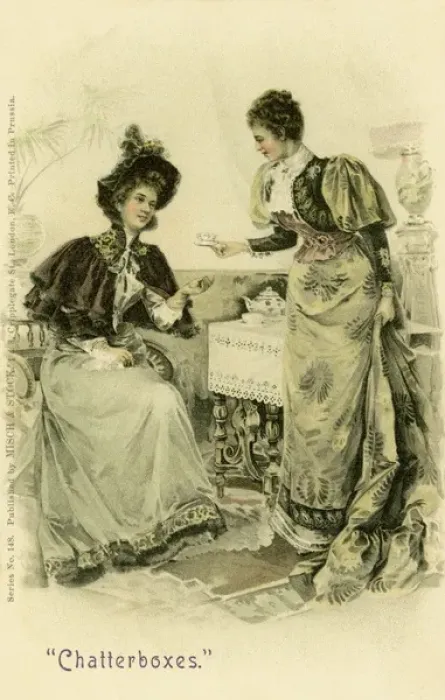 Framed Print : Ladies taking tea Framed Print : Ladies taking tea
