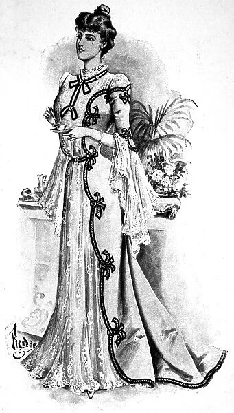 Ladies Tea-gown Fashion, 1899