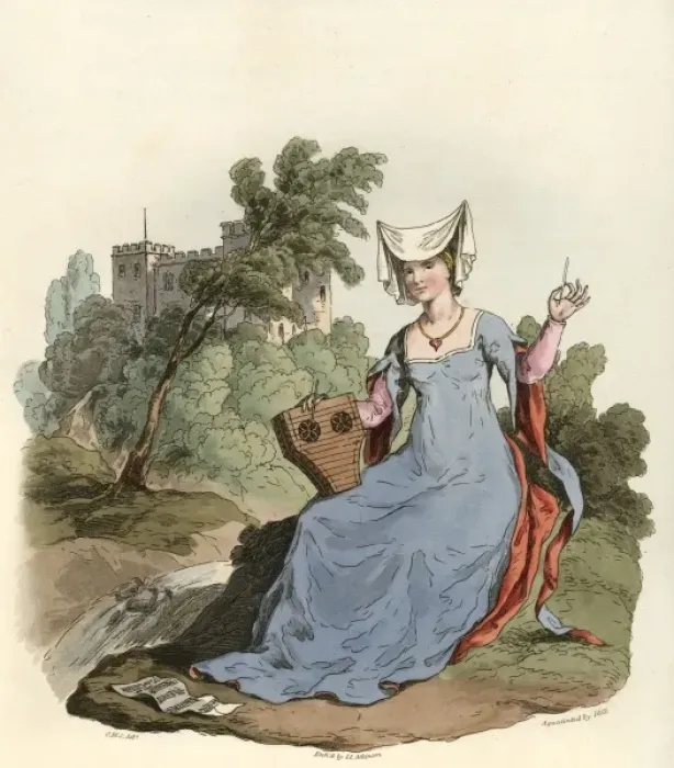Framed Print : LADY OF 1420 Framed Print : LADY OF 1420