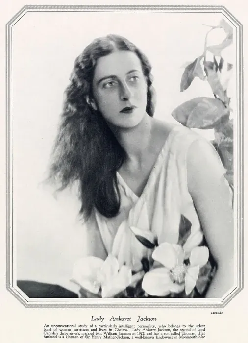 Framed Print : Lady Ankaret Cecilia Caroline Jackson, nee Howard (1900 - 1945), photographed by Yevonde Framed Print : Lady Ankaret Cecilia Caroline Jackson, nee Howard (1900 - 1945), photographed by Yevonde