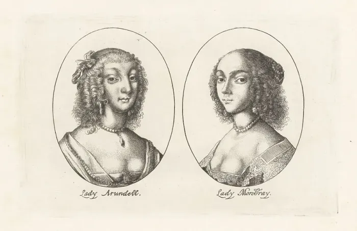 Framed Print : Lady Arundel and Lady Mowbray Framed Print : Lady Arundel and Lady Mowbray