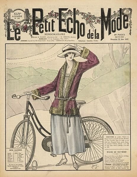 Lady and Bicycle