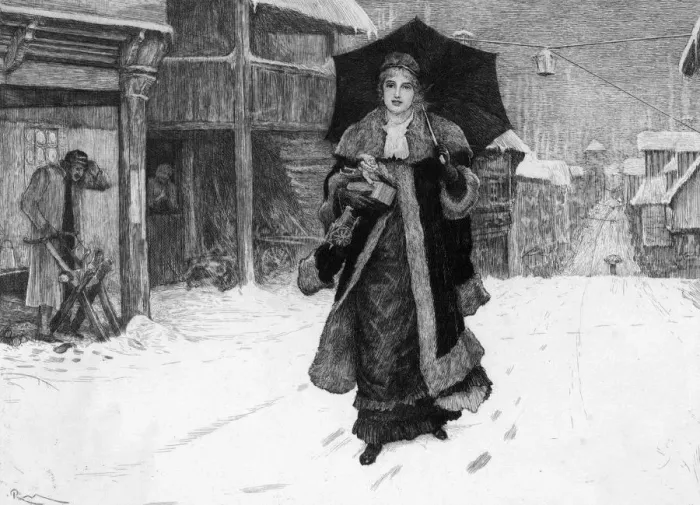 Framed Print : LADY BOUNTIFUL IN SNOW Framed Print : LADY BOUNTIFUL IN SNOW