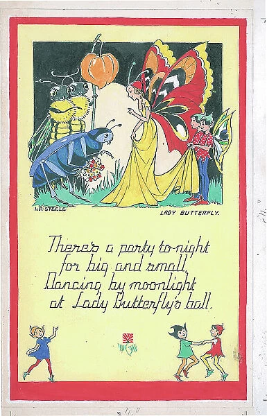 Lady Butterfly - There's a party to-night /  for big and smal?