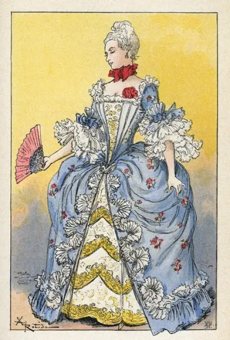 Framed Print : Lady of Ca 1760 Framed Print : Lady of Ca 1760