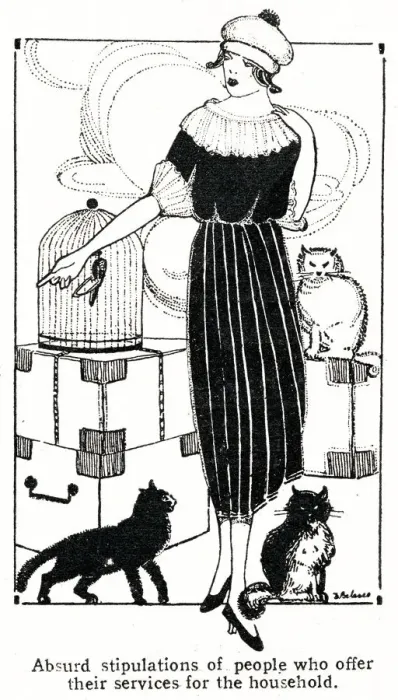 Framed Print : LADY, CATS, BIRD Framed Print : LADY, CATS, BIRD
