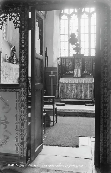 Framed Print : The Lady Chapel at Busland Church Framed Print : The Lady Chapel at Busland Church