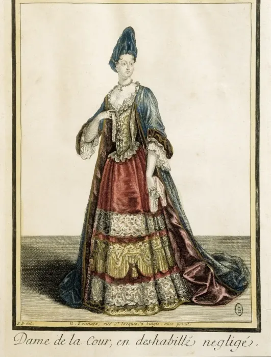 Framed Print : Lady of the Court dressing a deshabill頮eglig馱uot Framed Print : Lady of the Court dressing a deshabill頮eglig馱uot