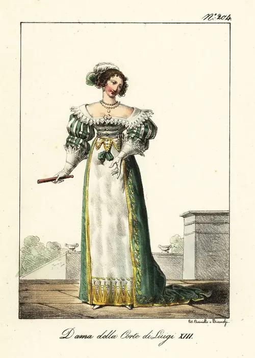 Framed Print : Lady at the court of King Louis XIII of France Framed Print : Lady at the court of King Louis XIII of France
