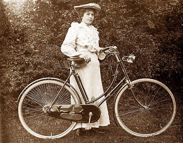 Lady Cyclist early 1900s