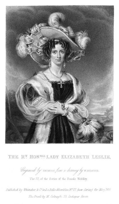 Framed Print : Lady Elizabeth Leslie Framed Print : Lady Elizabeth Leslie