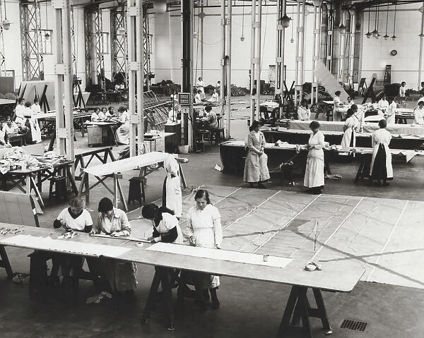 Lady Factory Production-Line Worker at the Royal Aircraf?