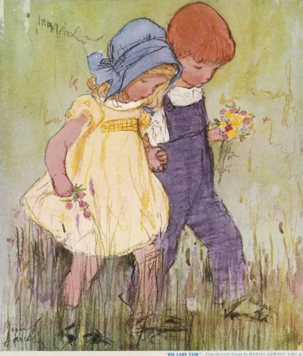 Framed Print : His Lady Fair by Muriel Dawson Framed Print : His Lady Fair by Muriel Dawson