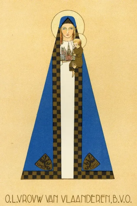 Framed Print : Our Lady of Flanders Framed Print : Our Lady of Flanders