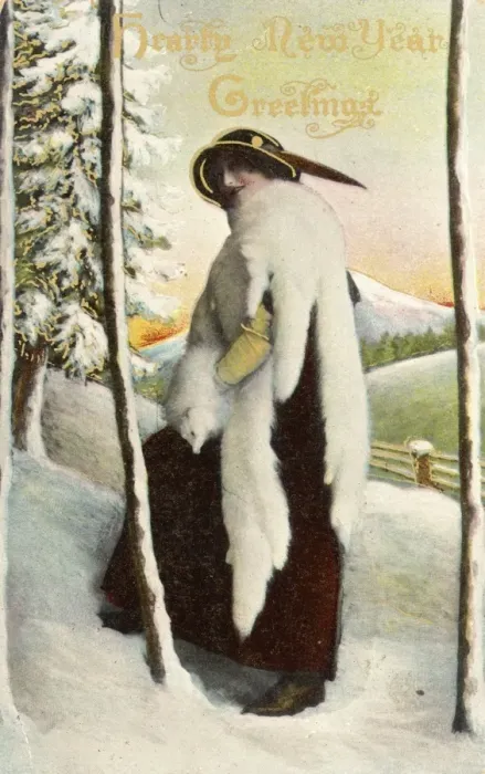 Framed Print : Lady in Fur Framed Print : Lady in Fur