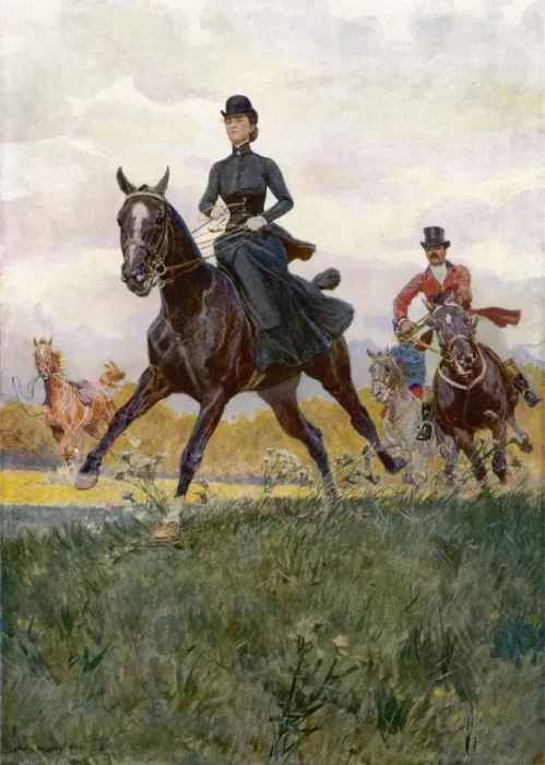Framed Print : Lady Galloper (Koch) Framed Print : Lady Galloper (Koch)
