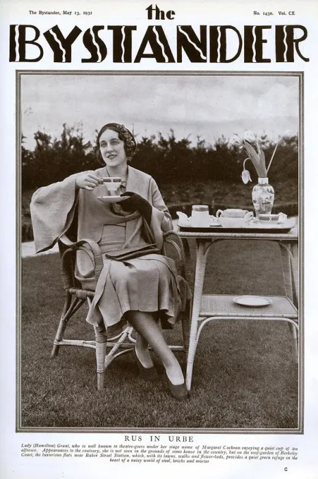 Framed Print : Lady Hamilton Grant on roof garden of Berkeley Court Framed Print : Lady Hamilton Grant on roof garden of Berkeley Court