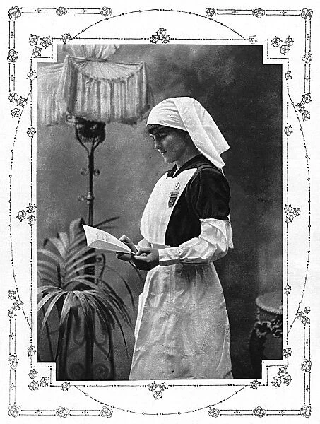 Lady Herbert Davis-Goff in nursing uniform, WW1