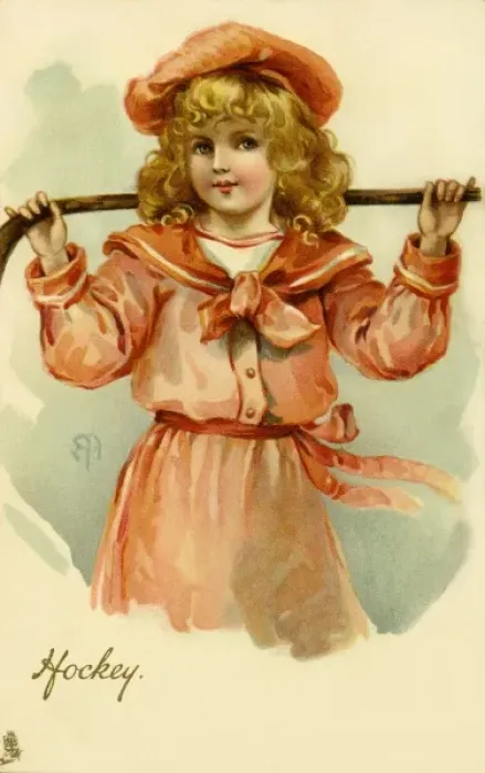 Framed Print : A lady hockey player Framed Print : A lady hockey player