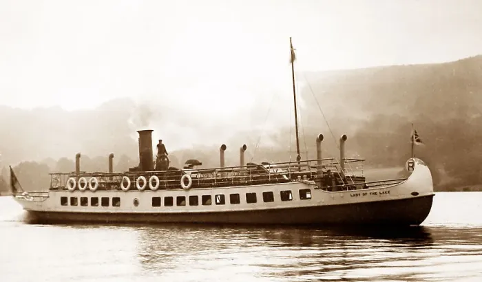 Framed Print : Lady of the Lake steamer, Coniston Water, Lake District Framed Print : Lady of the Lake steamer, Coniston Water, Lake District