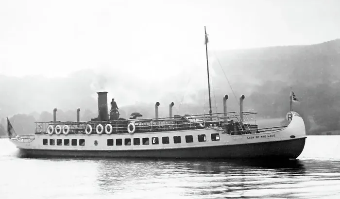 Framed Print : Lady of the Lake steamer, Coniston Water, Lake District Framed Print : Lady of the Lake steamer, Coniston Water, Lake District