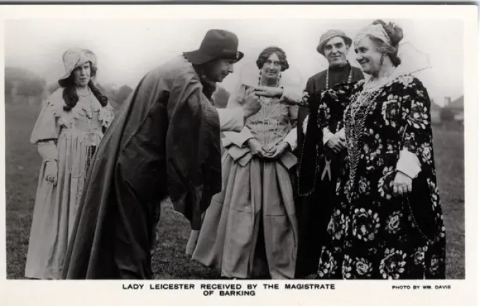Framed Print : Lady Leicester Received by the Magistrate of Barking, Barkin Framed Print : Lady Leicester Received by the Magistrate of Barking, Barkin