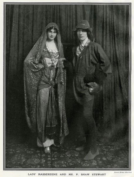 Lady Massereene & Patrick Shaw Stewart- costume masque