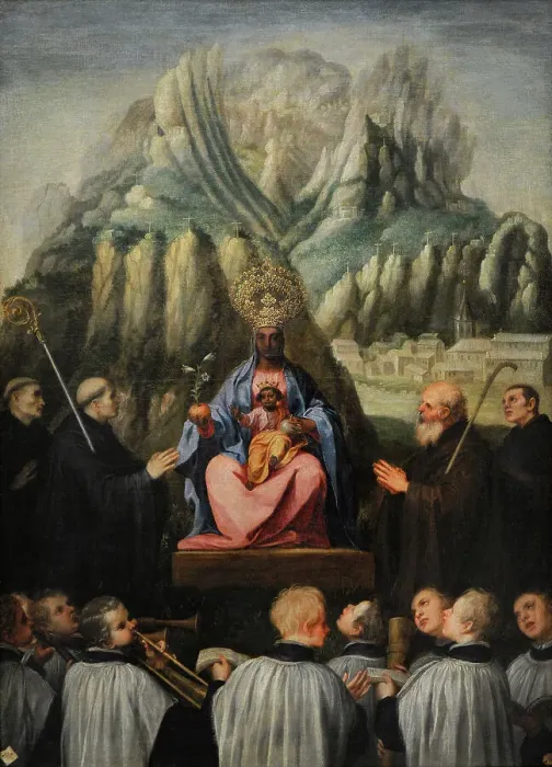 Framed Print : The Lady of Montserrat by Alonso Cano (1601-1667) Framed Print : The Lady of Montserrat by Alonso Cano (1601-1667)