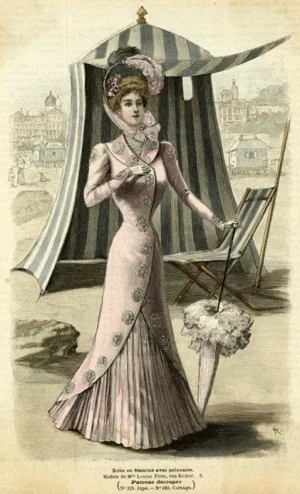 Framed Print : Lady and Parasol 1899 Framed Print : Lady and Parasol 1899