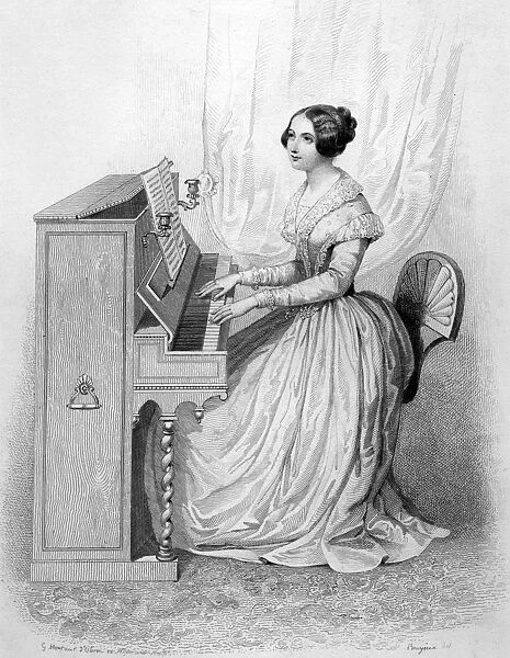 Lady at Piano 1847