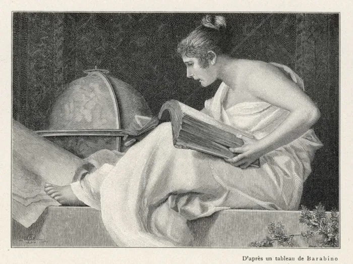 Framed Print : Lady Reads a Heavy Book Framed Print : Lady Reads a Heavy Book