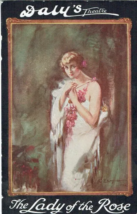 Framed Print : The Lady of the Rose by Frederick Lonsdale Framed Print : The Lady of the Rose by Frederick Lonsdale