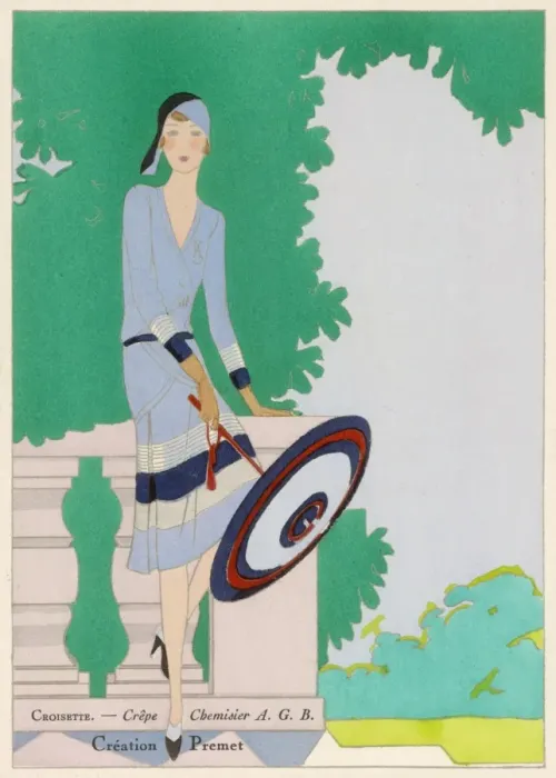 Framed Print : Lady with Sunshade Framed Print : Lady with Sunshade
