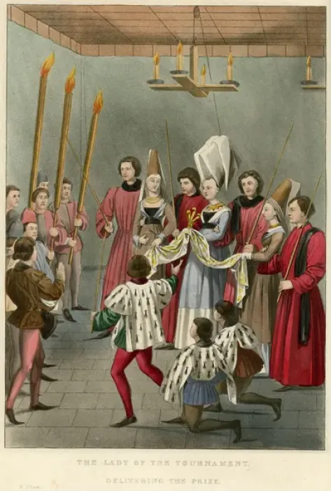 Framed Print : Lady of the Tournament presenting the prize Framed Print : Lady of the Tournament presenting the prize