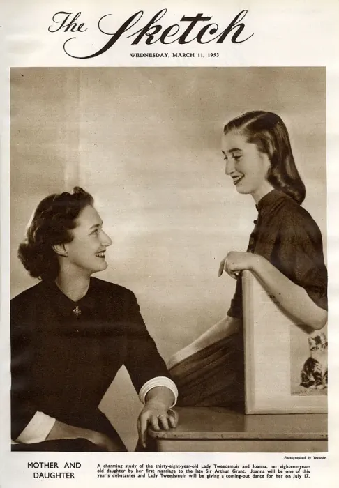 Framed Print : Lady Tweedsmuir and daughter Joanna by Madame Yevonde Framed Print : Lady Tweedsmuir and daughter Joanna by Madame Yevonde