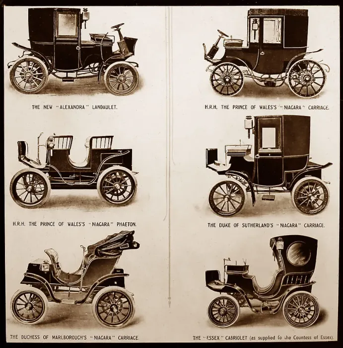 Framed Print : Lady and a veteran car, early 1900s Framed Print : Lady and a veteran car, early 1900s