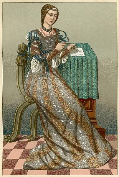 Lady Writing Letter 16C