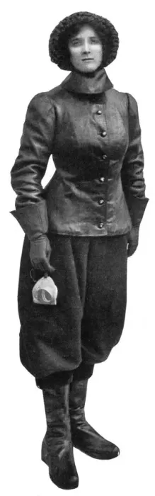 Framed Print : Ladys Aviation Costume, 1909 Framed Print : Ladys Aviation Costume, 1909