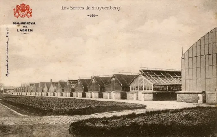 Framed Print : Laeken, Belgium - A long row of Greenhouses Framed Print : Laeken, Belgium - A long row of Greenhouses