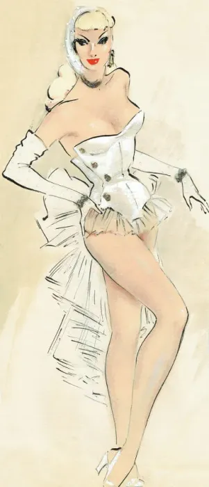 Framed Print : Laetitia - Murrays Cabaret Club costume design Framed Print : Laetitia - Murrays Cabaret Club costume design