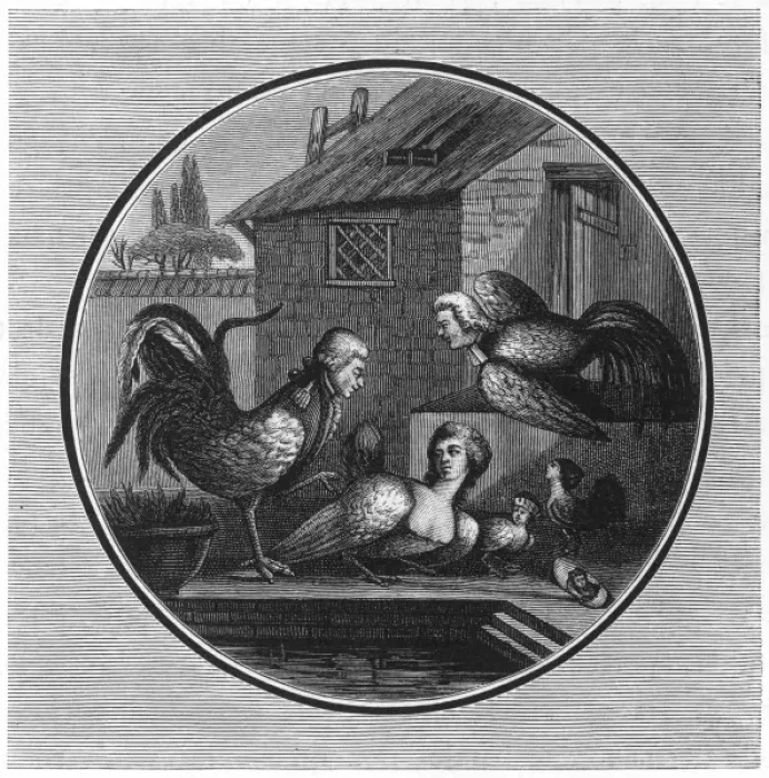 Framed Print : Lafayette Satire Framed Print : Lafayette Satire