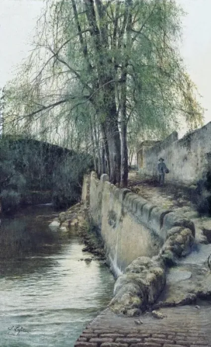 Framed Print : LAFITA BLANCO, Jos頨19th century). Landscape Framed Print : LAFITA BLANCO, Jos頨19th century). Landscape