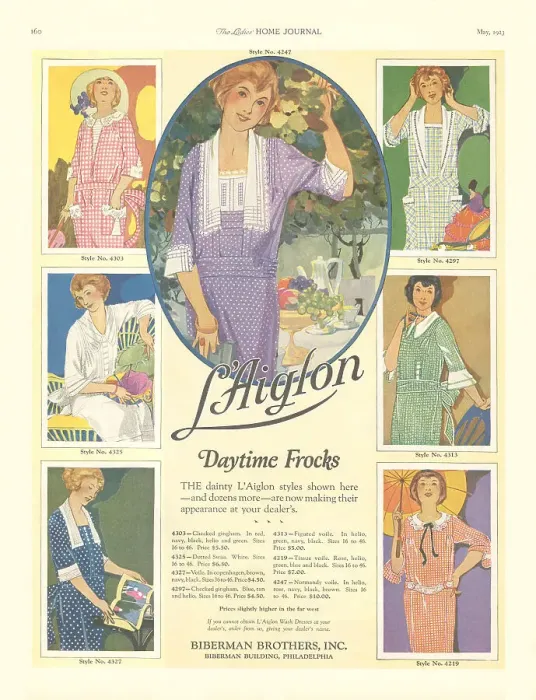Framed Print : L'Aiglon Daytime Frocks Framed Print : L'Aiglon Daytime Frocks