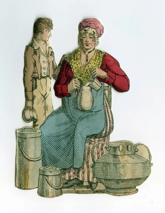 Framed Print : Laitiere, Milk Woman Framed Print : Laitiere, Milk Woman