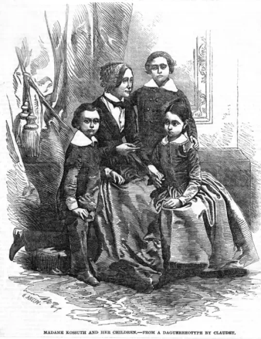 Framed Print : Lajos Kossuth / Family Framed Print : Lajos Kossuth / Family
