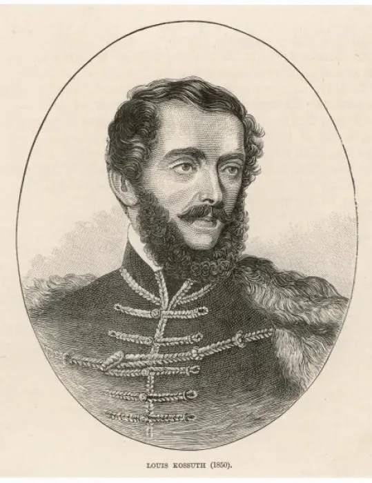 Framed Print : Lajos Kossuth / Military Framed Print : Lajos Kossuth / Military