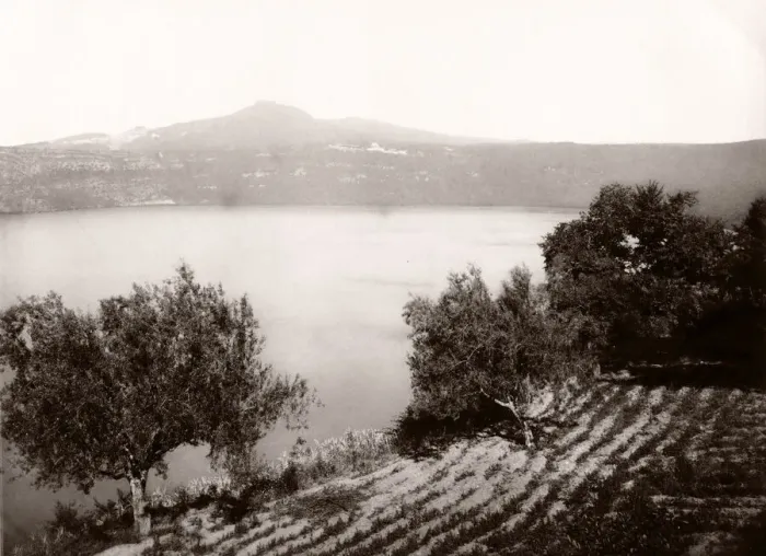Framed Print : Lake Albano, near Rome, Italy