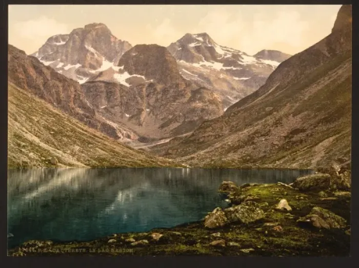 Framed Print : Lake d Estom, Cauterets, Pyrenees, France Framed Print : Lake d Estom, Cauterets, Pyrenees, France