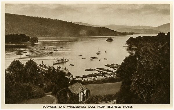 Lake District, Cumbria, Bowness and Windermere