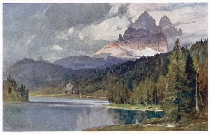 Framed Print : Lake in Dolomites Framed Print : Lake in Dolomites